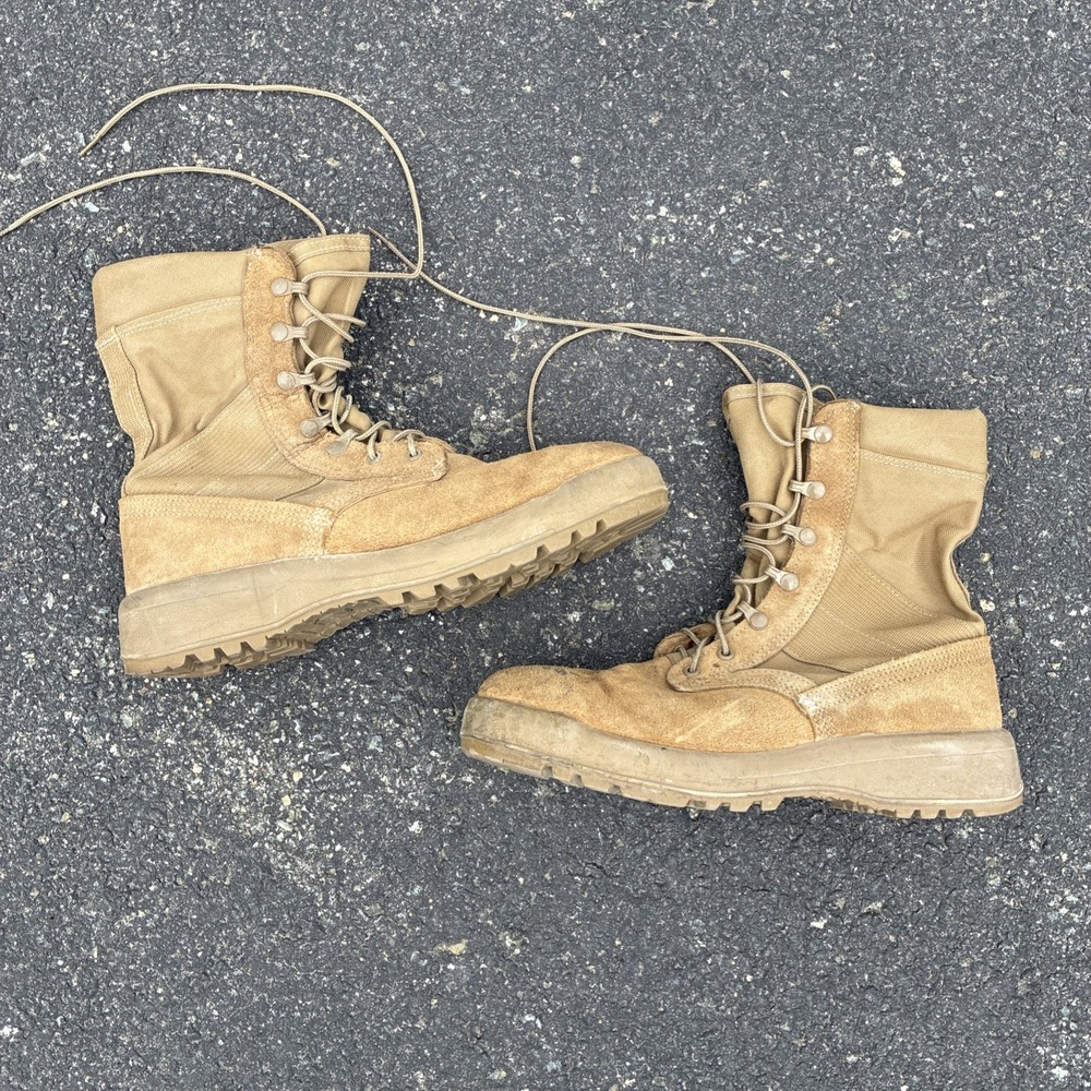 Belleville AHWC Tactical Boots Mens 9.5 R Brown Combat High Military USA